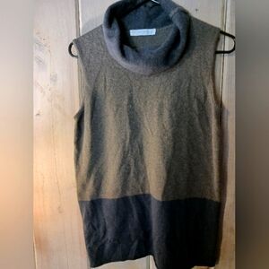 Fabiana Filippi Lightweight Sleeveless Sweater Size Large Wool/Silk/Cashmere